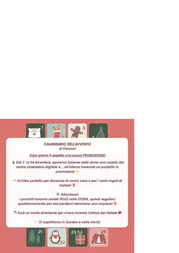 CALENDARIO DELL'AVVENTO DI FLORARICI!