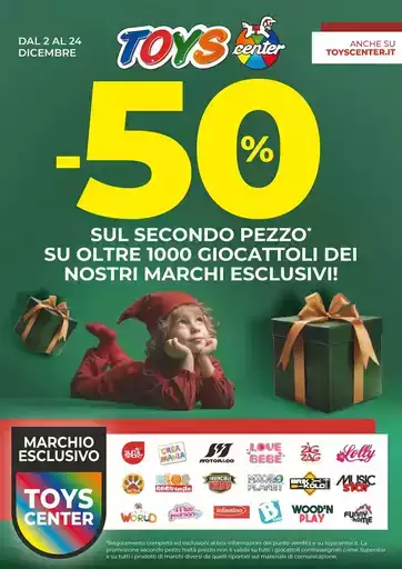 - 50% sul secondo pezzo - 50% sul secondo pezzo