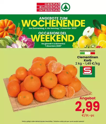 Offerte del weekend