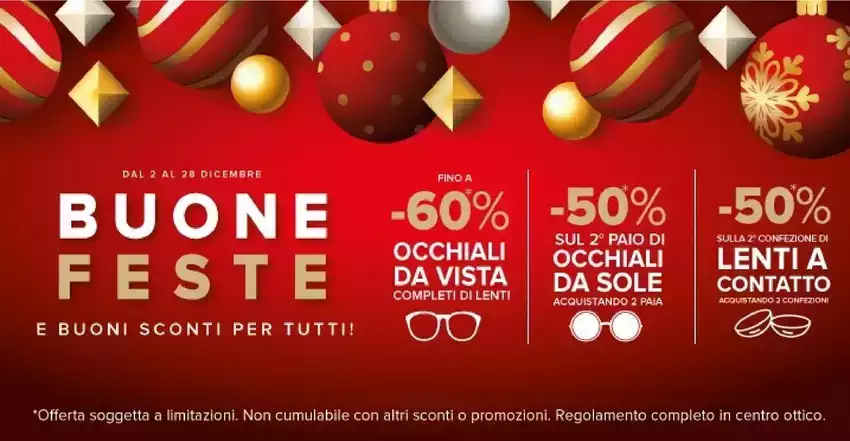 Buone feste e buoni sconti per tutti Buone feste e buoni sconti per tutti