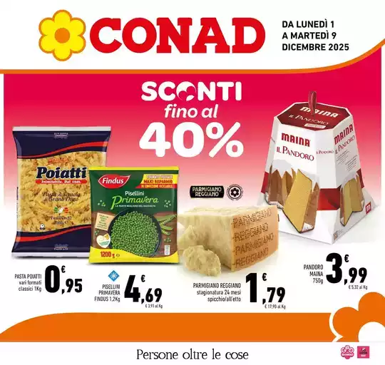 Sconti fino al 40%
