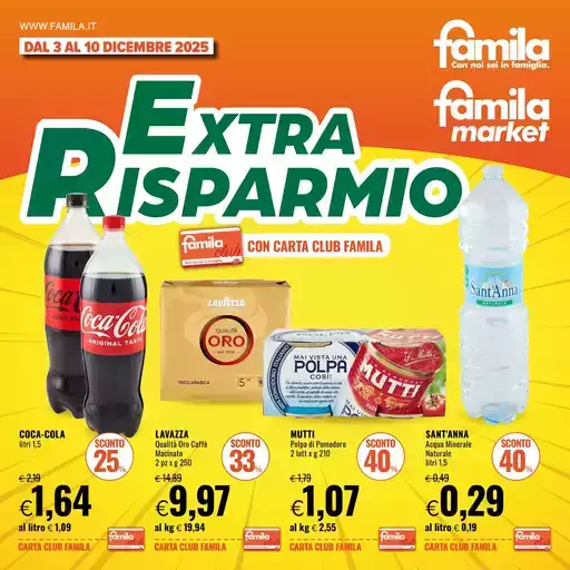Extra risparmio Extra risparmio