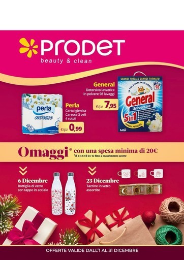 Offerte valide dall'1 al 31 dicembre