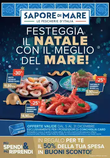 Festeggia il Natale con il meglio del mare!