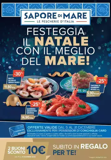 Festeggia il Natale con il meglio del mare! Festeggia il Natale con il meglio del mare!