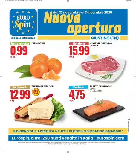 Nuova Apertura Giustino Nuova Apertura Giustino