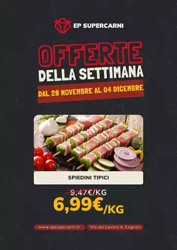 OFFERTE EP dal 28 novembre al 04 dicembre 1 OFFERTE EP dal 28 novembre al 04 dicembre 1