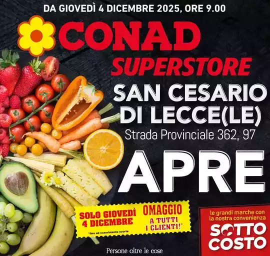 Apertura San Cesario di Lecce Apertura San Cesario di Lecce