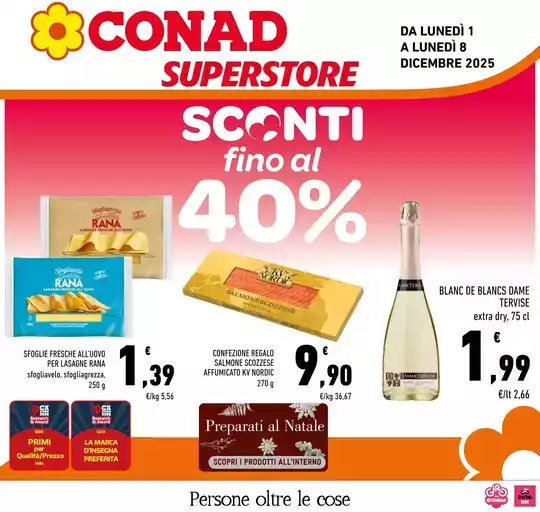 SCONTI FINO AL 40%