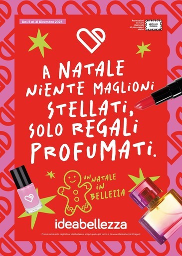 A Natale niente maglioni stellati, solo regali profumati. A Natale niente maglioni stellati, solo regali profumati.