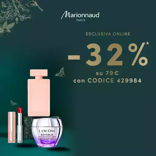 Esclusiva online -32% Esclusiva online -32%