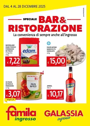 SPECIALE BAR & RISTORAZIONE SPECIALE BAR & RISTORAZIONE