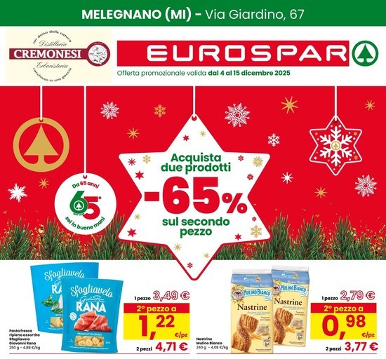 Acquista due prodotti -65% sul secondo pezzo
