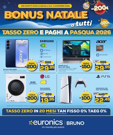 BONUS NATALE PER TUTTI