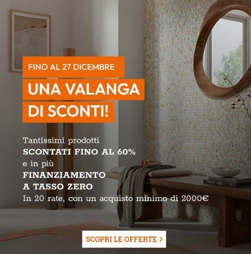 Una valanga di sconti!