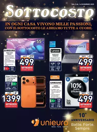SOTTOCOSTO da Unieuro!