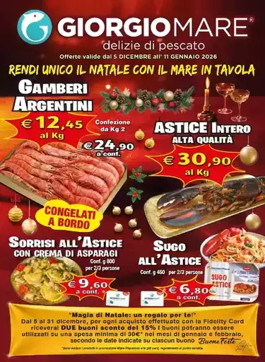Rendi unico il natale con il mare in tavola