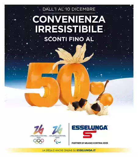 Sconti fino al 50%