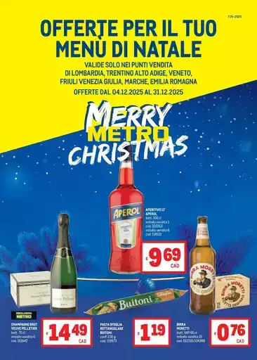 Offerte Menù di Natale - AREA 1
