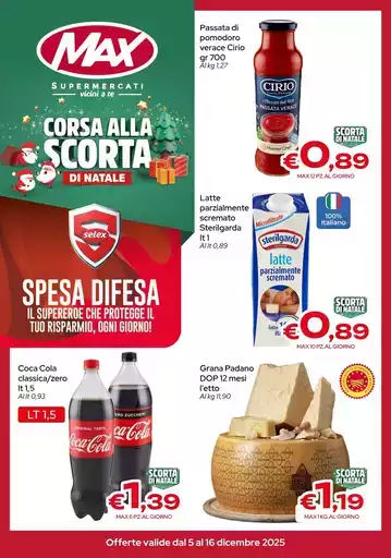 Corsa alla scorta di Natale