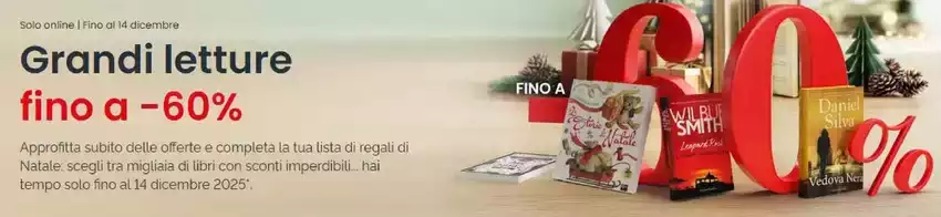 Grandi letture fino a -60% Grandi letture fino a -60%