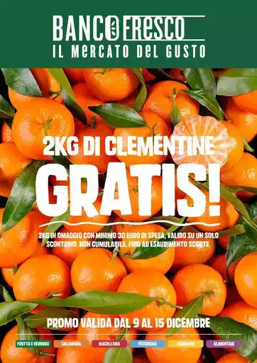 PROMO VALIDA dal 9 al 15 dicembre