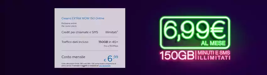 Creami extra wow 150 Creami extra wow 150