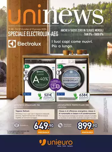 Speciale Electrolux AEG da Unieuro!