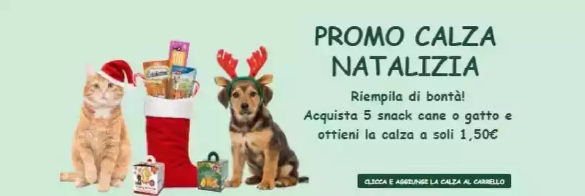 Promo calza natalizia Promo calza natalizia