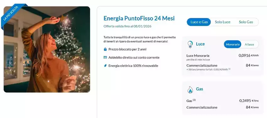 Energia puntofisso 24 mesi