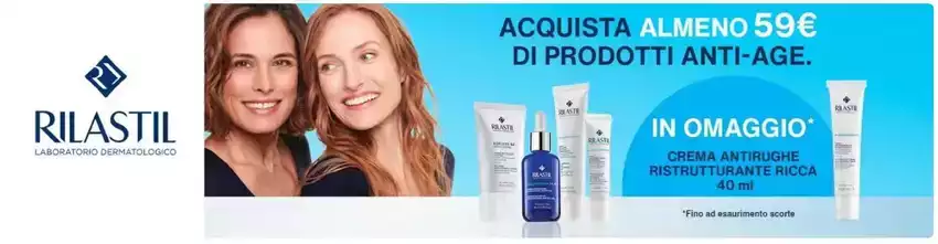 Acquista almeno 59euro di prodotti anti-age.