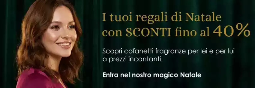 I tuoi regali di Natale con SCONTI fino al 40%