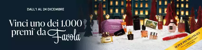 Vinci uno dei 1000 premi da favola