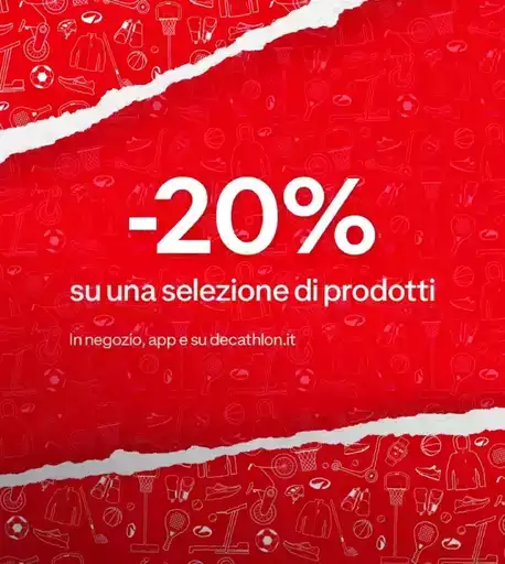 -20% su una selezione di pordotti -20% su una selezione di pordotti