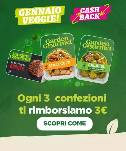 Gennaio Veggie Cashback
