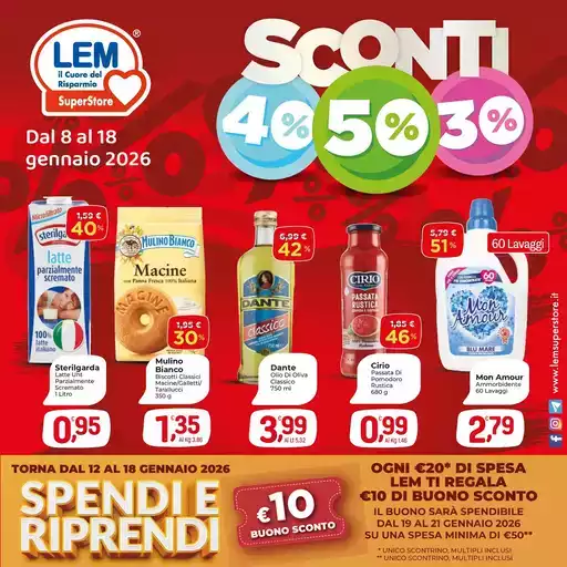 Sconti 40% - 50% - 30% Sconti 40% - 50% - 30%