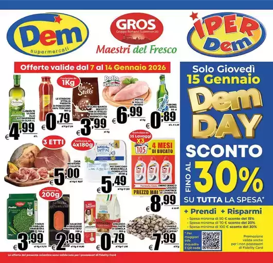 Offerte valide dal 7 al 14 gennaio 2026