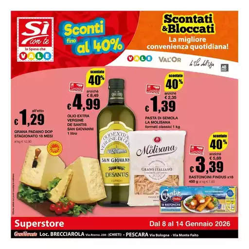 Sconto fino al 40%