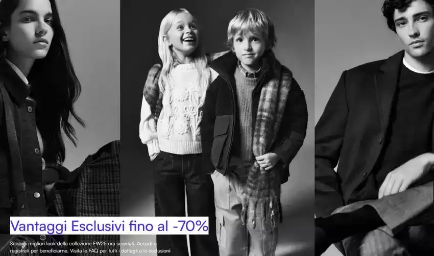 Vantaggi esclusivi fino al -70%