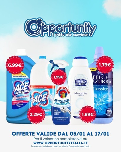 Offerte valide dal 05/01 al 17/01