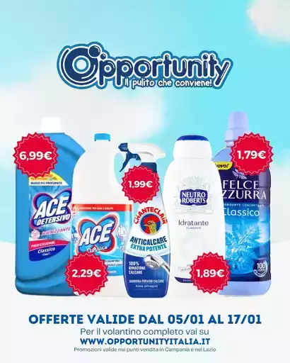 Offerte valide dal 05/01 al 17/01