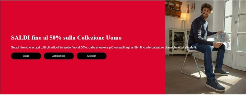 Saldi fino al 50%