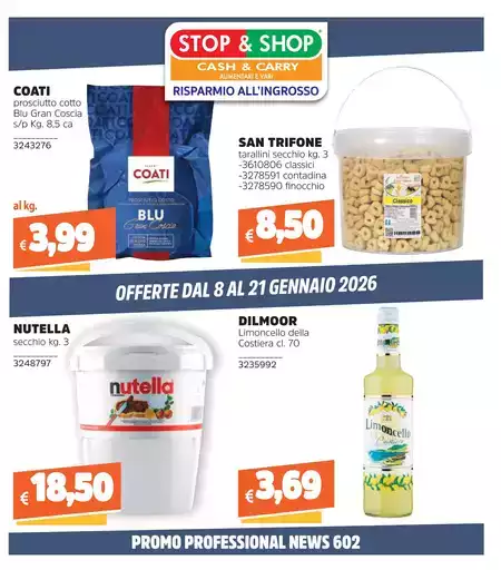 Offerte dal 8 al 21 gennaio 2026