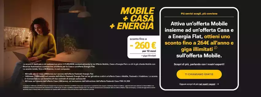 Mobile + casa + energia