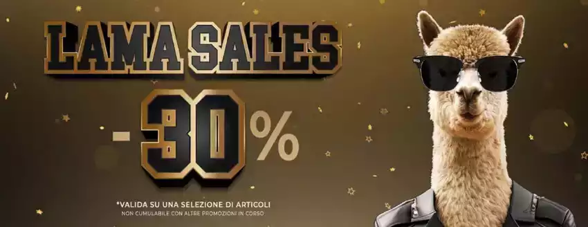 Lama sales -30%