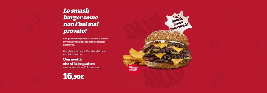 Lo smash burger come non l'hai mai provato