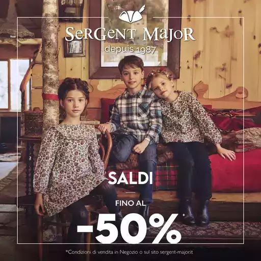Saldi fino al 50% Saldi fino al 50%