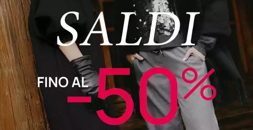 Saldi fino al 50%