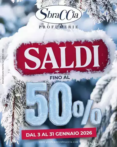 Saldi fino al 50%