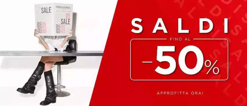 Saldi fino al -50%